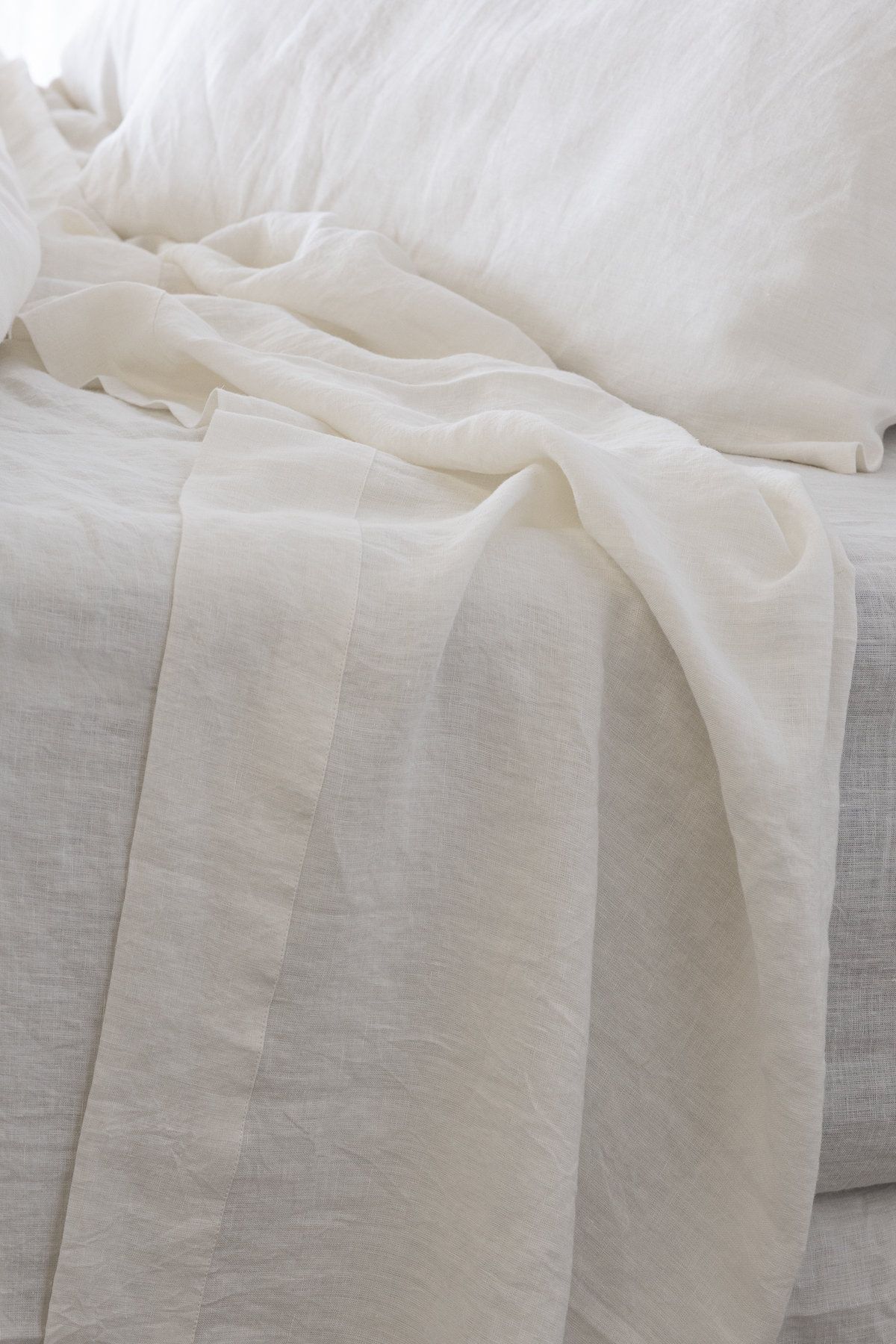 French flax linen flat sheet